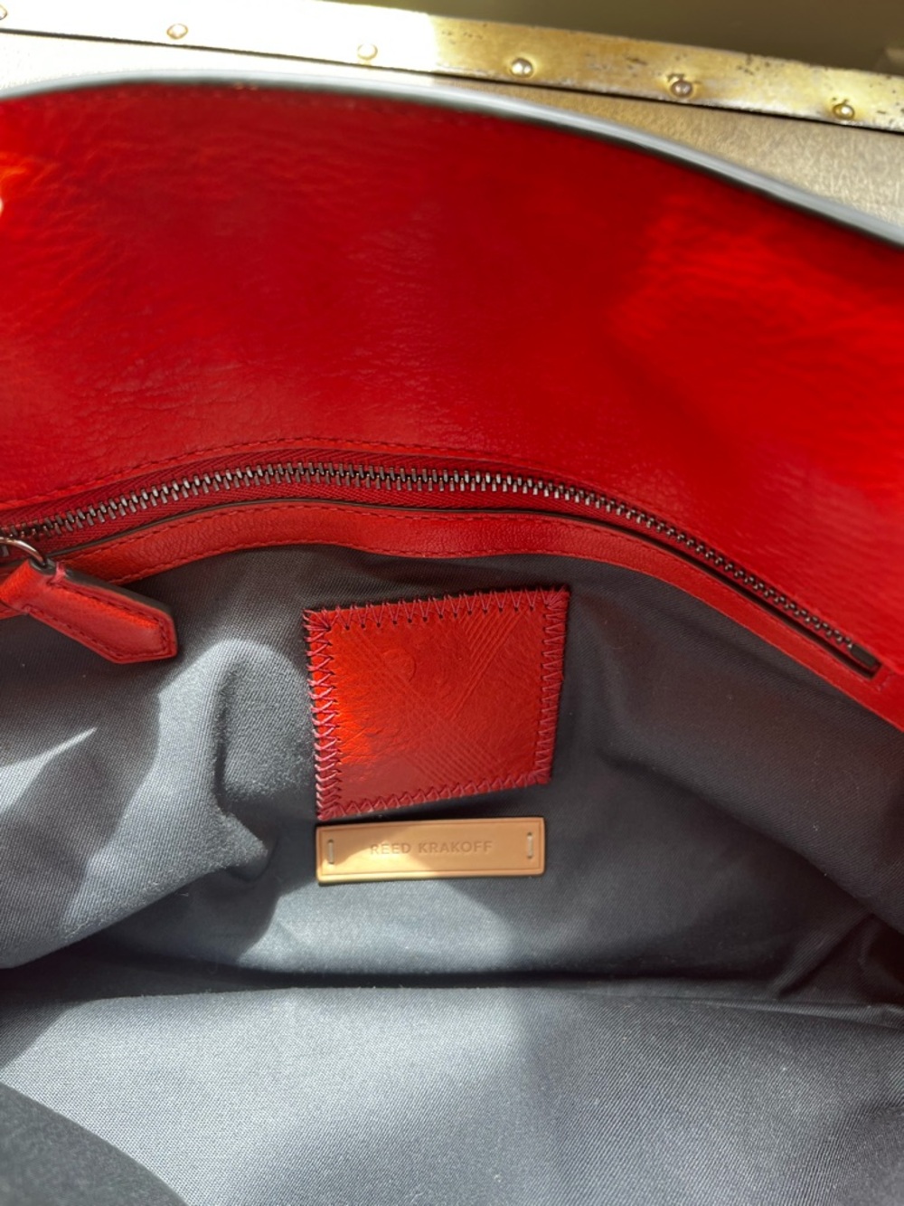 Reed Krakoff handle bag in Cinnabar - Picture 11 of 13
